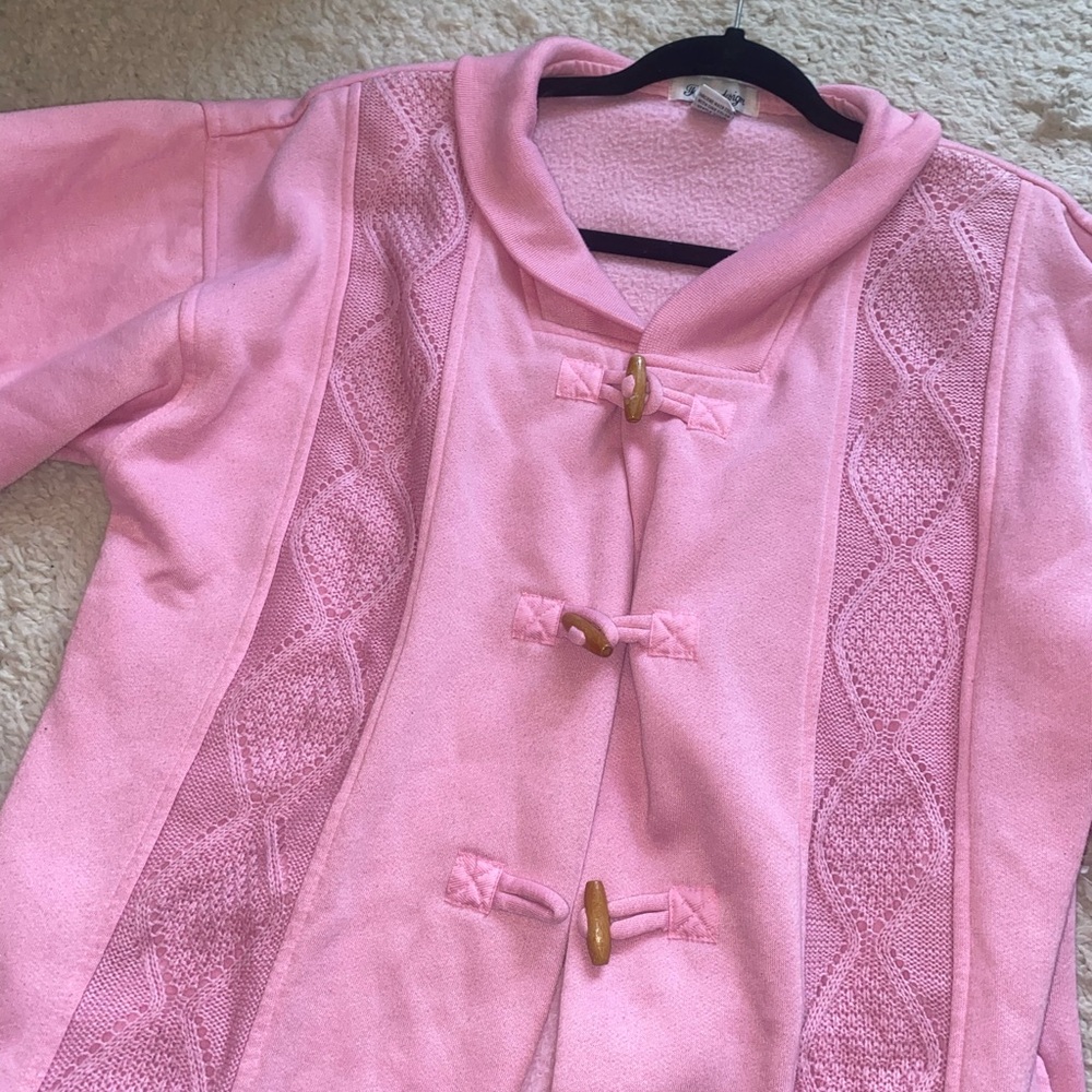 Vintage Sweater Jacket Toggle Button - image 3